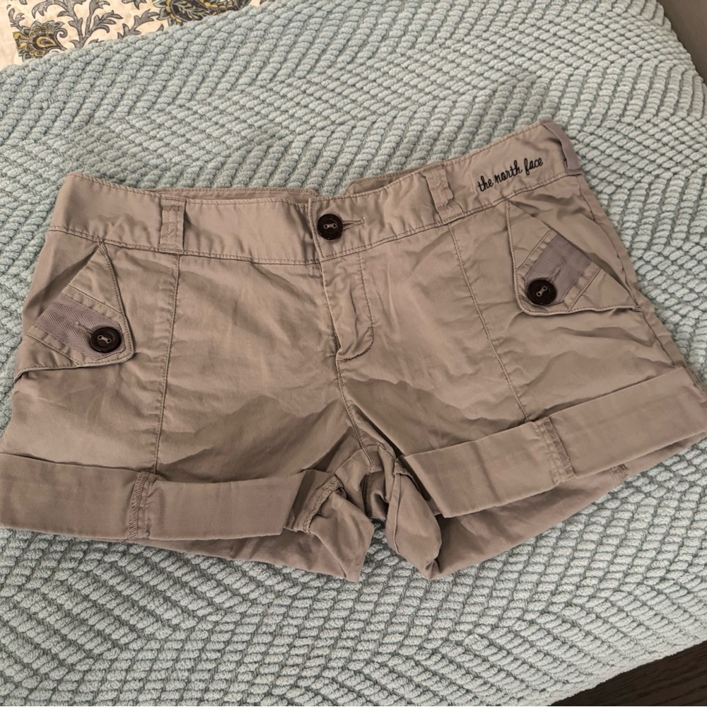 The North Face Women's Gray Cargo Shorts